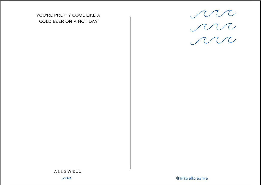 AllSwell Creative x Terrapin Stationers Postcard Pack